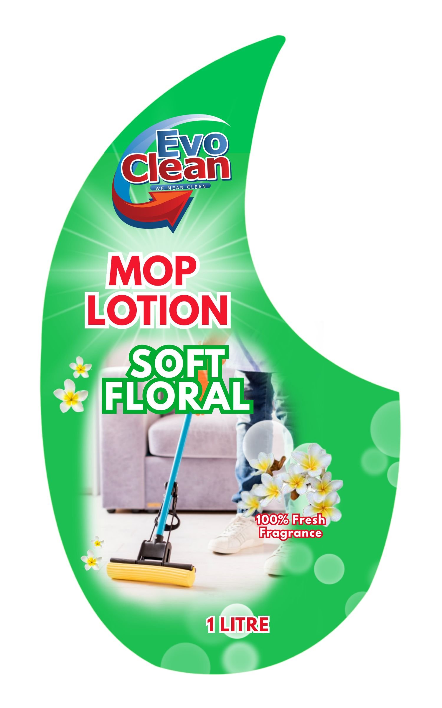 Mop Cleaner Soft Floral
